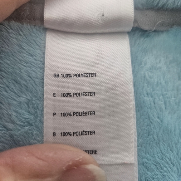 The North Face Girls Sz Large Blue 1/4 Zip Pullover - Picture 10 of 10